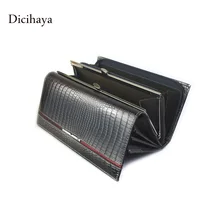 Véritable Femmes En Cuir Multifonction Portefeuille Serpentine Embrayage Sacs De Luxe Femmes Portefeuilles En Cuir Verni Designer Marque Dame sac à main