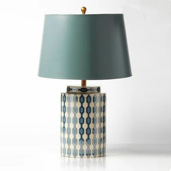 

European garden ceramics table light Home study rooms are modern living room lamp bedroom bedside lamp Table Lamps LO7142