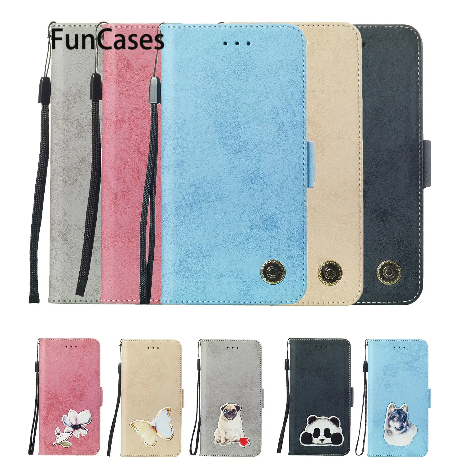 

Phone Bag Cases For carcaso Huawei Honor 8X Vintage PU Leather Flip Wallet Cases sFor Carcasa Huawei etui Honor 8X Cover