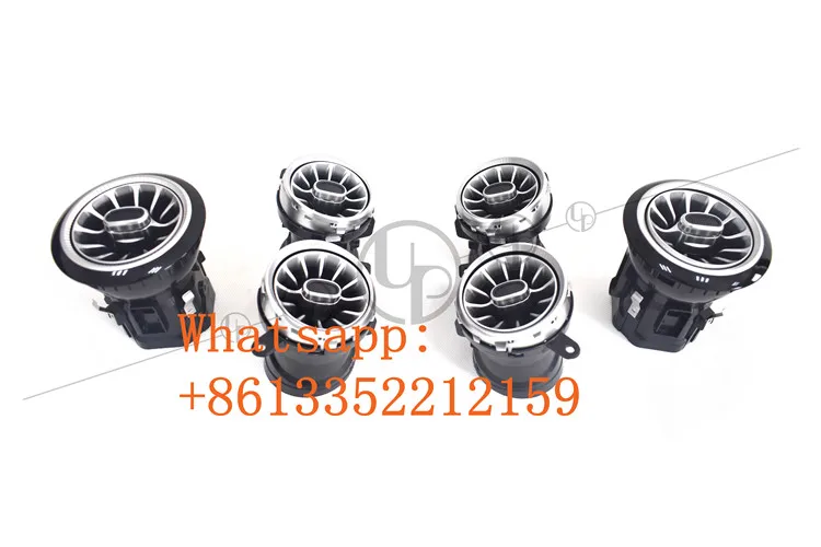 E class air conditoin cover 3D Speakers rotating tweeters fit for W213 air-condition cover with 64 color interior vents cover