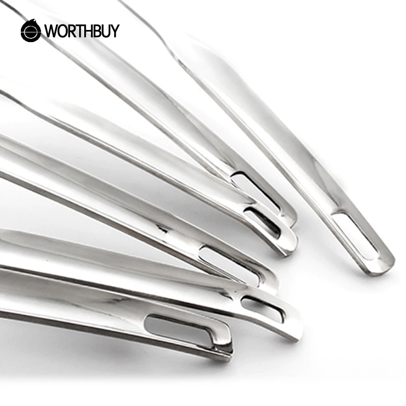 WORTHBUY Kitchen Tools Set Stainless Steel Cooking Utensils Set Kitchenware With Long Handle Kitchen Accessories Ladle Spatula