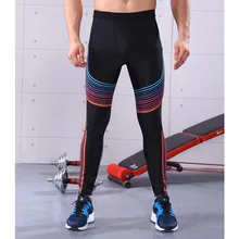 De Los nuevos hombres de Primavera Otoño Pantalones Medias Pantalones Pantalones de Fitness Corriendo Corredores de Maratón de Compresión Deportes Elástico de secado rápido
