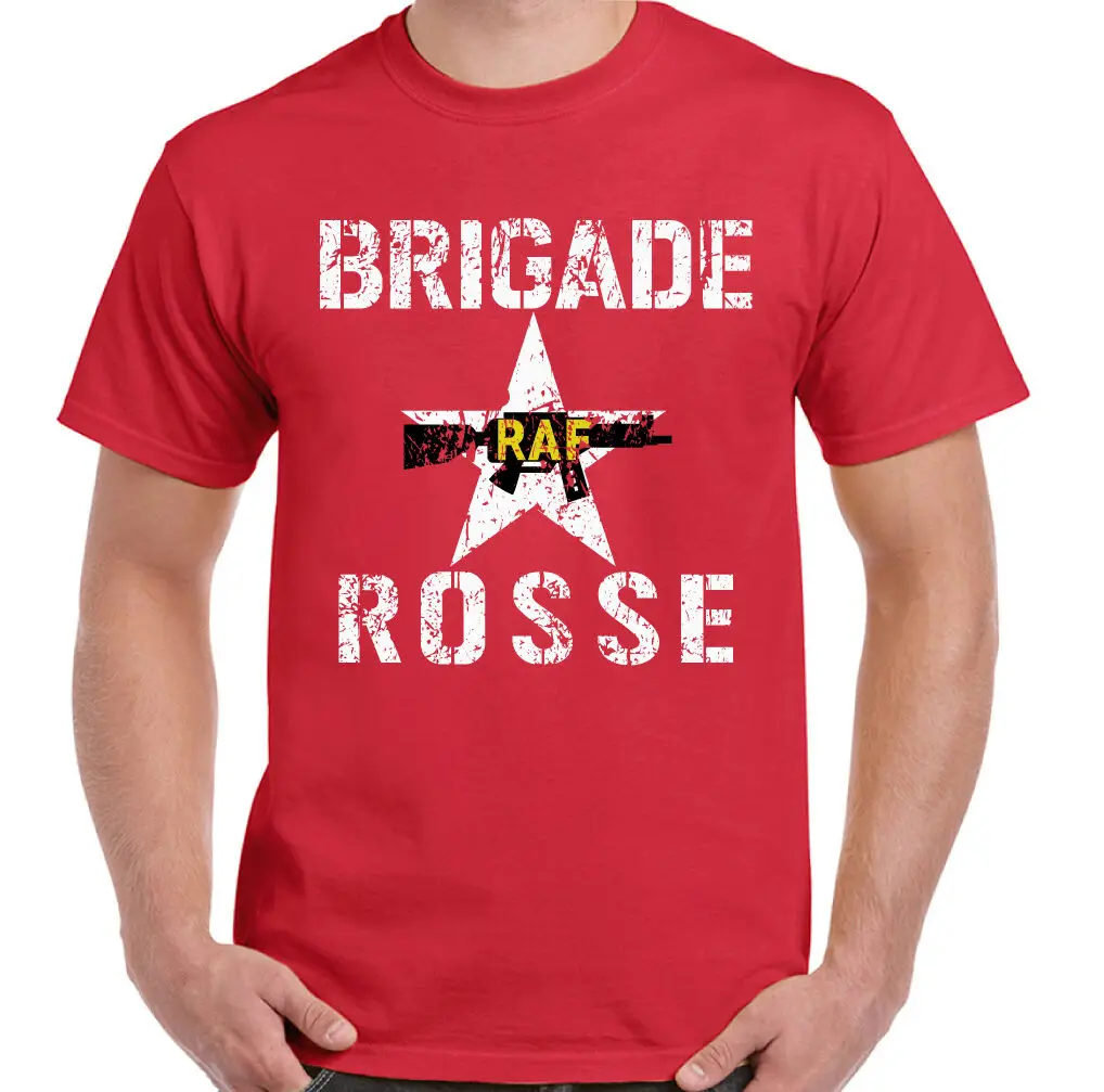 

As Worn By Joe Strummer From The Clash Mens Brigade Rosse T-Shirt Red Brigades Novelty Unisex Cotton short sleeve T shirt Tops