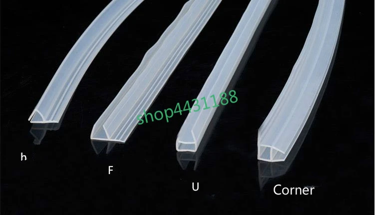 Lueao Cqinju-Shower Seal 1M 6-12mm F U H Shape Glass Door Seals Silicone Rubber Shower Room Door Window Glass Seal Strip Weatherstrip Shape : F, Thickness : 8mm Easy to Install Lueao Cqinju-Shower Seal 1M 6-12mm F U H Shape Glass Door Seals Silicone Rubber Shower Room Door Window Glass Seal Strip Weatherstrip Shape : F, Thickness : 8mm Easy to Install