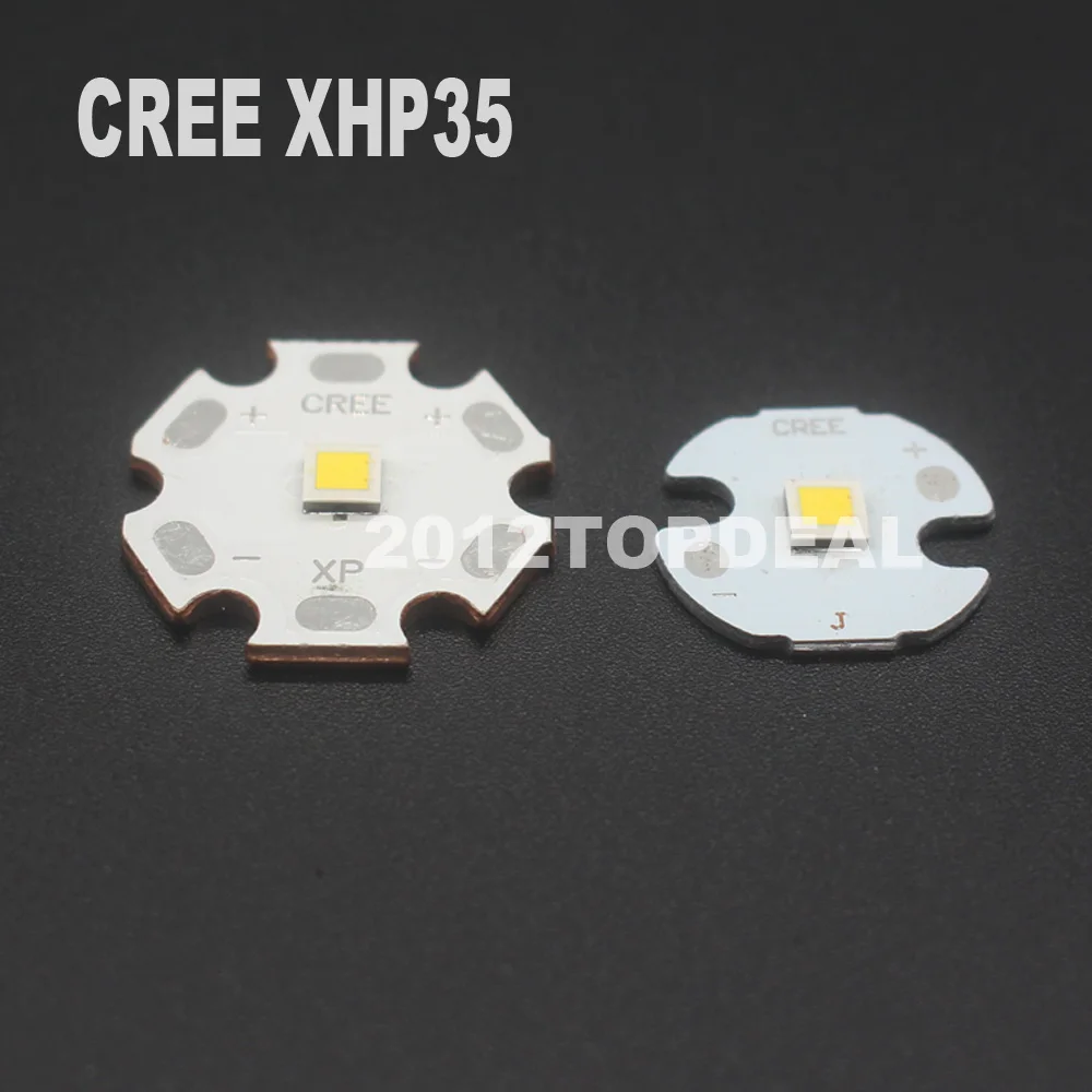 CREE XHP35 XHP-35 6500K холодный белый Светодиодный излучатель 12 В с 16 мм 20 мм Cooper PCB