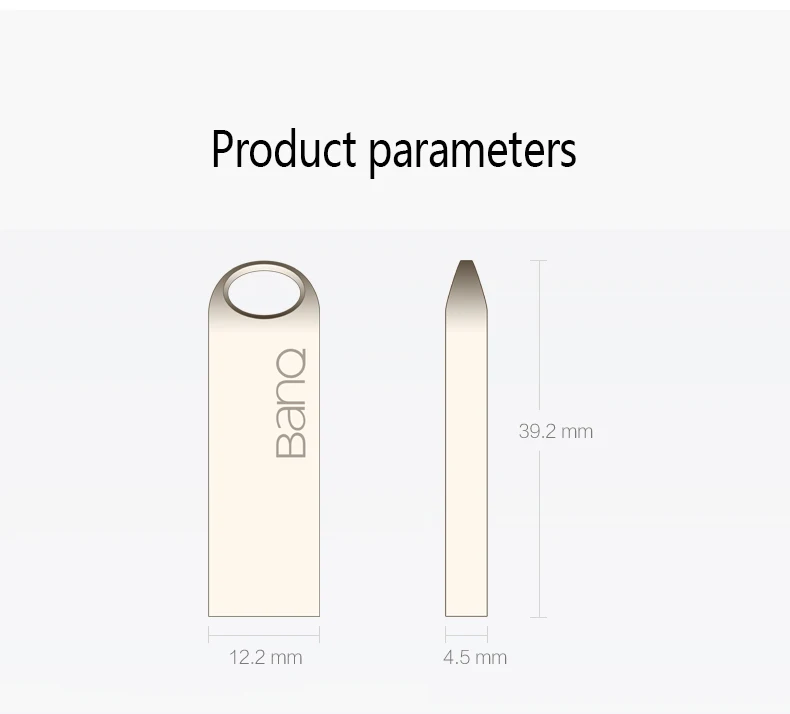 BanQ F6 32 GB 16 GB 8 GB USB флэш-накопители металлические Водонепроницаемая ручка USB накопитель Бесплатная доставка