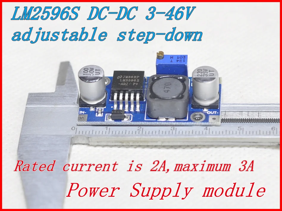 

LM2596S LM2596 power supply module DC/DC BUCK 3A adjustable buck module regulator ultra LM2596S 24V switch 12V 5V 3V Newest