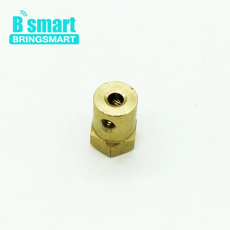 Bringsmart 2 шт. шестигранная муфта 4 мм 3 6 внутреннее отверстие редукторный вал