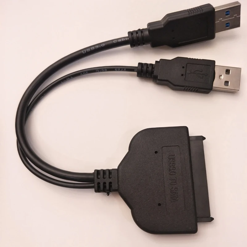 

SATA to USB 3.0 fast transmission easy to use Hard Disk HDD drive convert Portable cable with US UK power adapter