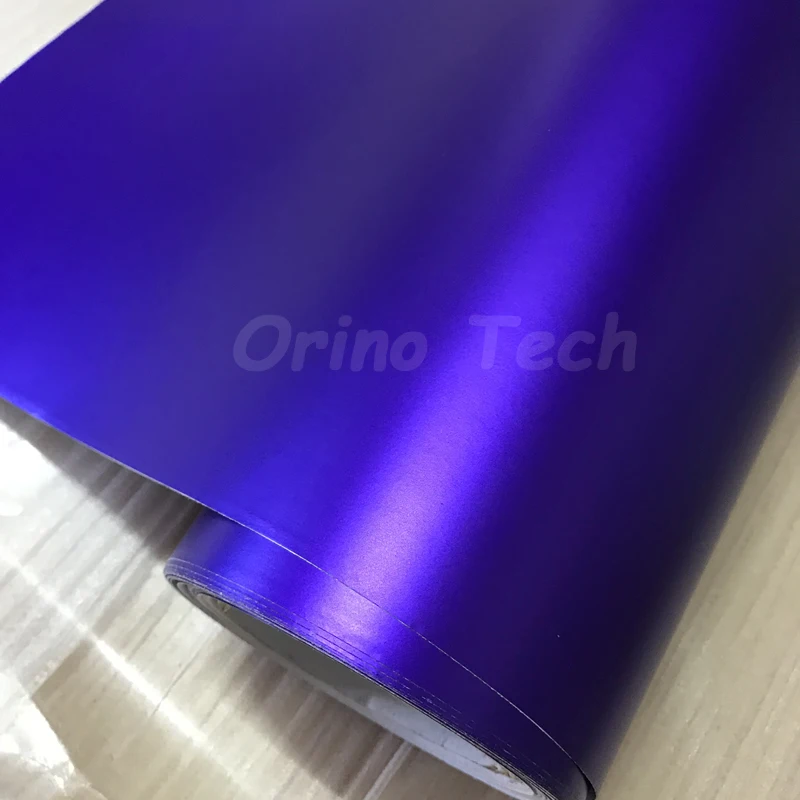 Purple Satin Metallic Chrome Vinyl Film Wrap-1