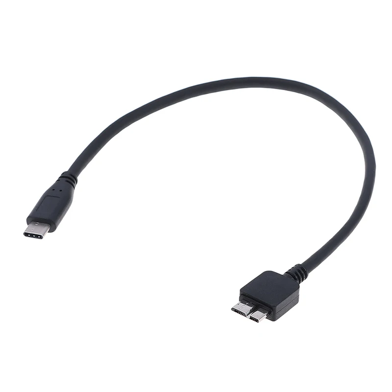 New Sale 30cm USB c to micro usb cable type c to micro b cable for hdd hard disk phone cable Data Cable