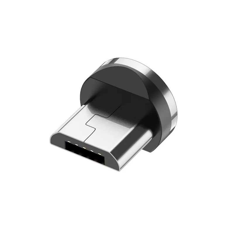 Only Plug USLION Магнитный кабель Micro usb type C адаптер для быстрой зарядки Micro type-C магнитное зарядное устройство для Iphone 7 samsung S10 S9 Plus xiaomi - Цвет: Only Plug