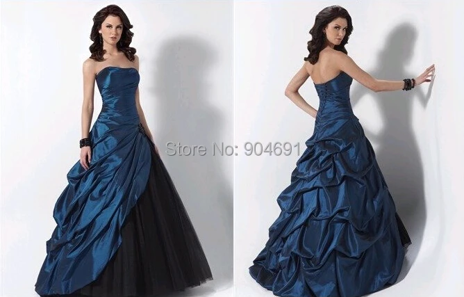 blue black formal