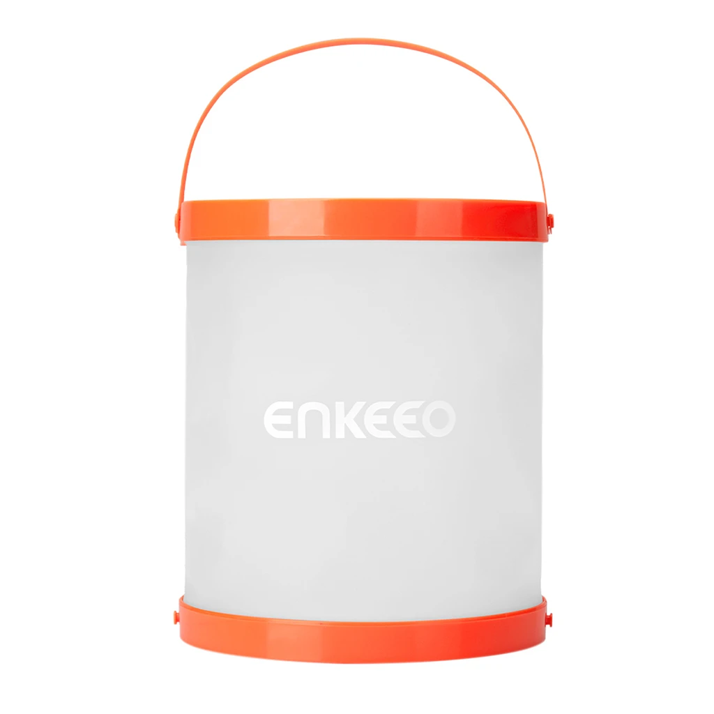 Enkeeo Solar Lantern Collapsible Solar Lantern Flashlight Rechargeable LEDs