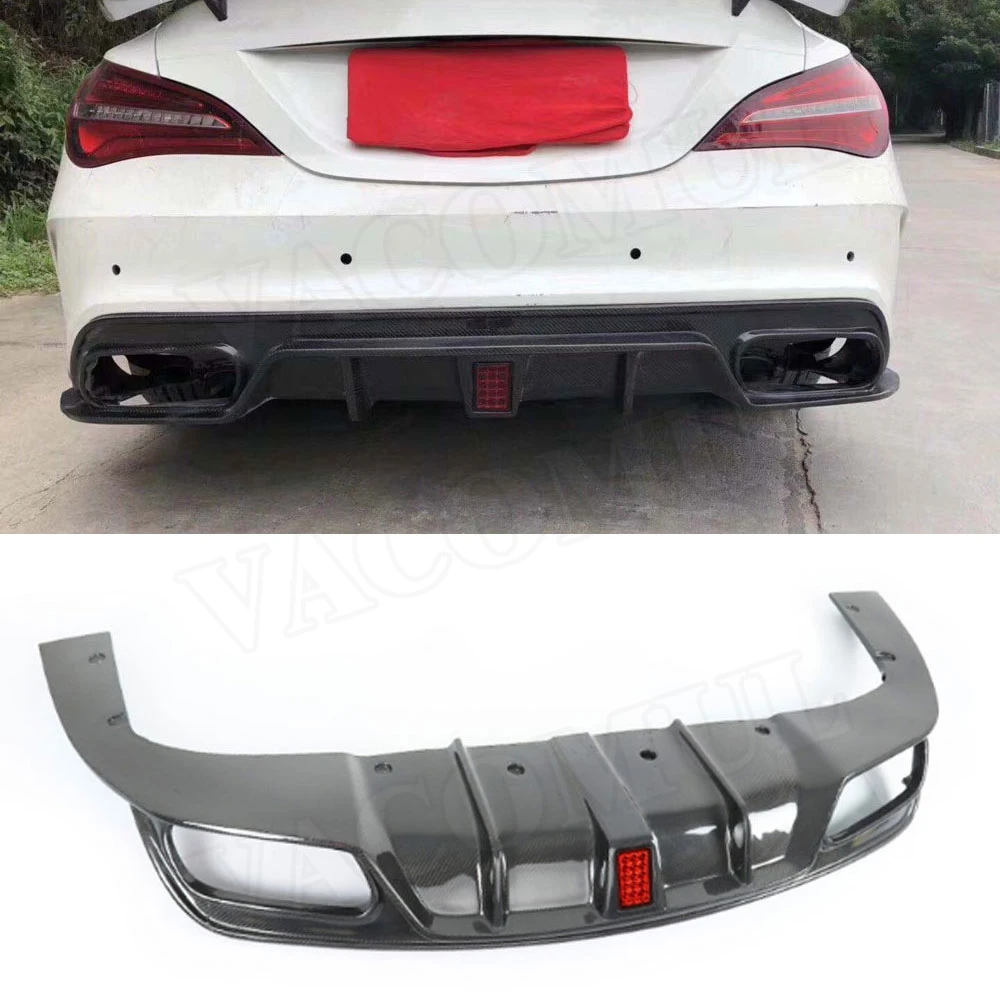 Диффузор для заднего спойлера из углеродного волокна Benz CLA Class W117 CLA200 CLA250 CLA260 CLA45