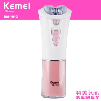 

Fashionable Portable Lady's Electric Hair Shaver Epilator 2 Battery Hair Shaver Epilator for Travel Home Use Hair Removal Tools