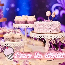3 шт./компл. белые железные и стеклянные бисерные подставки для пирога для свадьбы и даже вечерние украшения