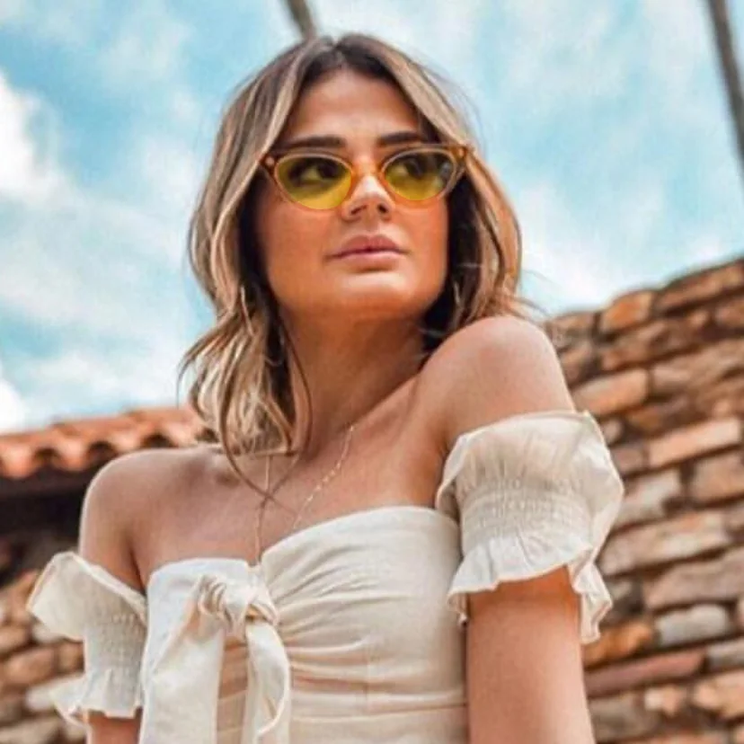 SOLO TU Trend Small Cat Eye Women Female Unique Sun Glasses Brand Designer Street Snap Personality For Ladies Sunglasses Oculos |