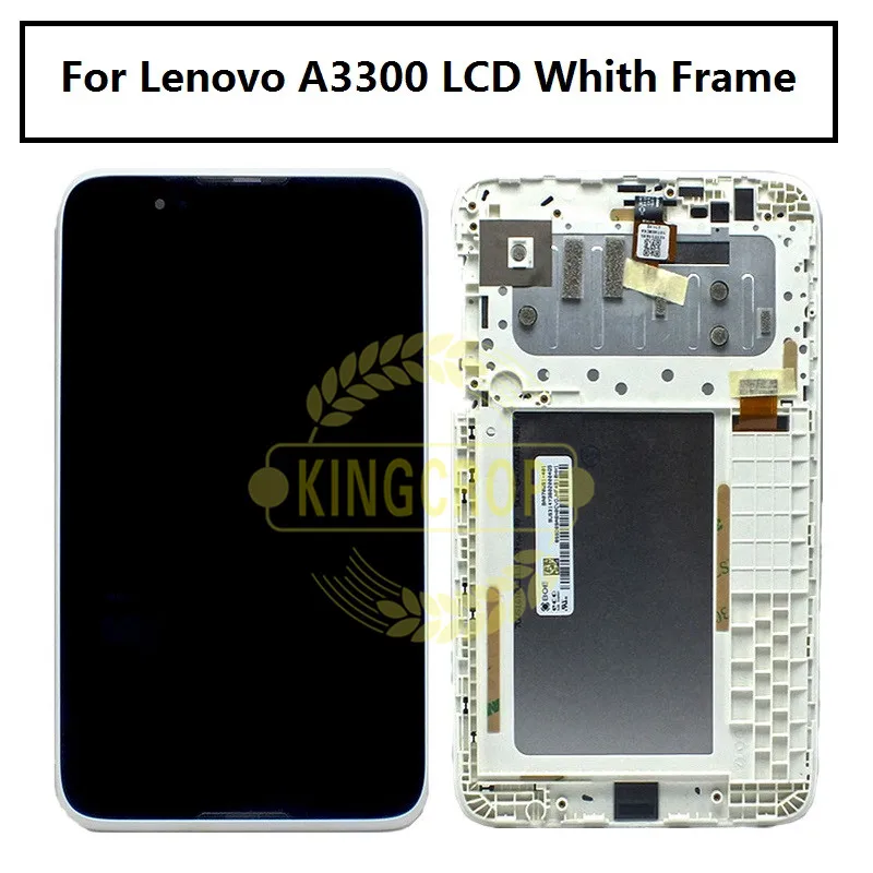 

For New Lenovo A3300 A3300T A3300-HV Replacement LCD Display Touch Screen with Frame Assembly 7-inch Black Free Shipping