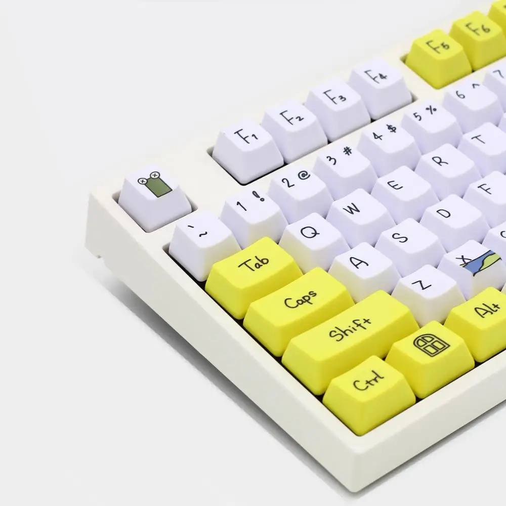 YMDK OEM профиль животные краситель Sub 108 клавиши толстые PBT Keycap для стандартных 104 TKL 60% MX переключатели клавиатуры