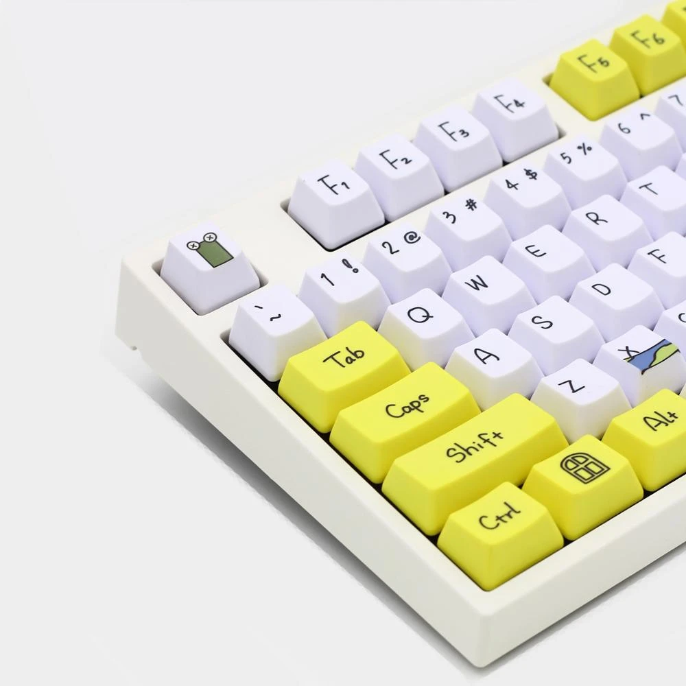 YMDK OEM Profile Animal Dye Subbed PBT Keycap 108 Keys Thick PBT Keycap
