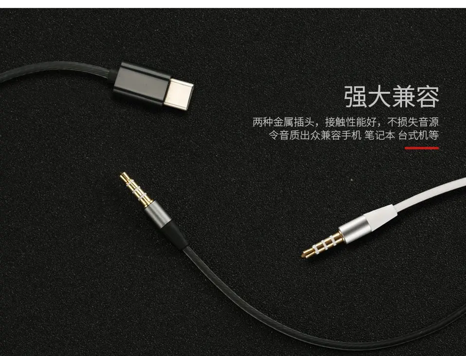 Metal Type-c In-ear Earphone Wired 3.5mm Jack Stereo Earbuds Headphones with Mic for Phone Deep Bass Headset Sports Earphones    (9)