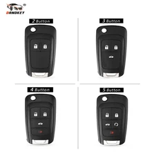 DANDKEY 2/3/4/5 Buttons Smart Remote Key Shell Case 2011 2012 2013 For Chevrolet Cruze FOB HU100 Blade