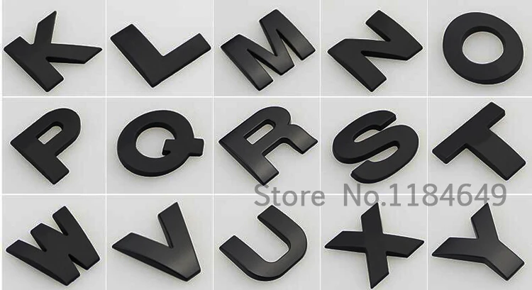 automobile letters