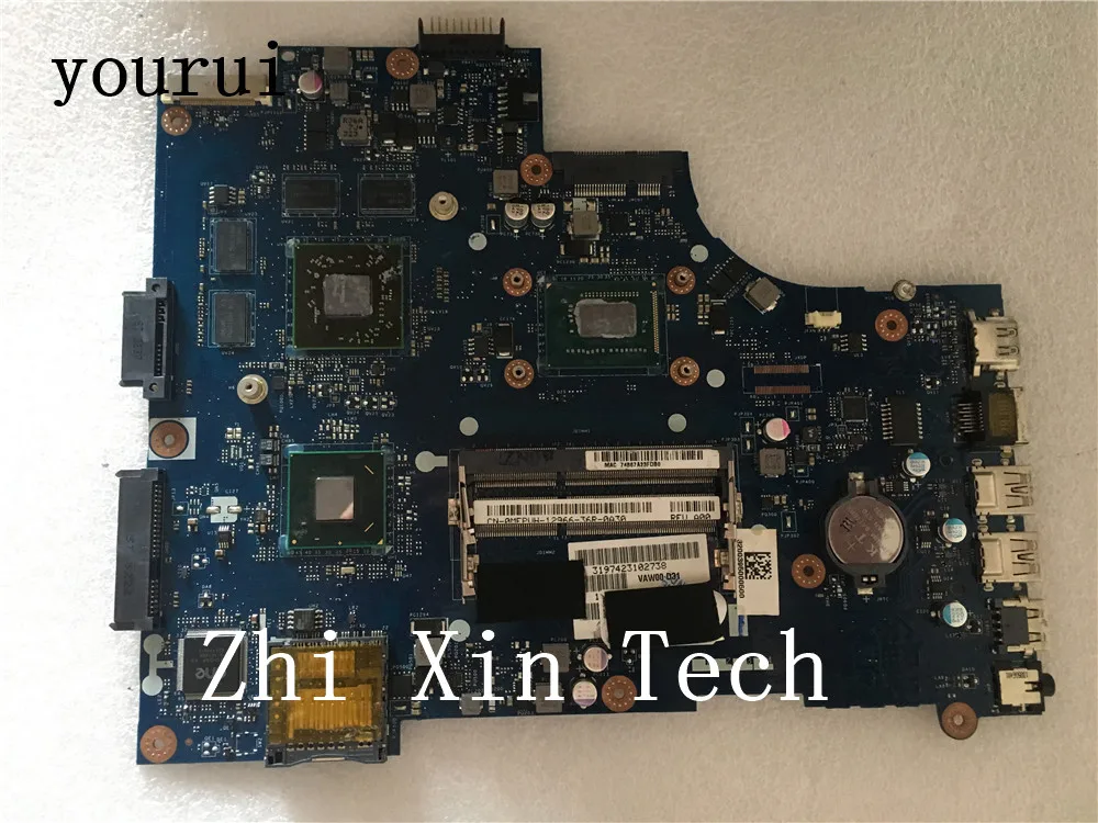 Yourui для Dell Inspiron 3521 5521 ноутбук процессор Материнская плата i3-3217U VAW00 LA-9104P DDR3 Тесты все функции, указанные в