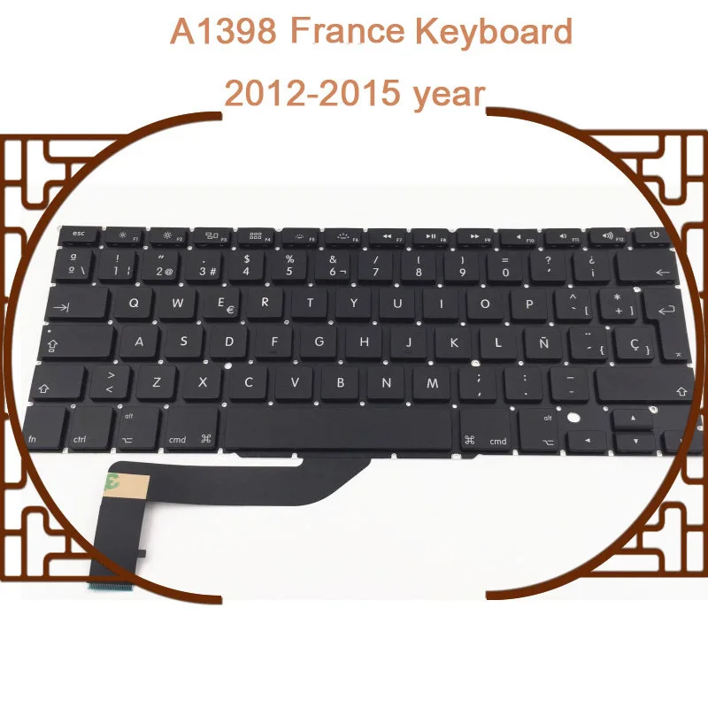 Клавиатура ABAY A1398 с английской и раскладкой для Macbook Pro Retina 15 дюймов 2012-2015 лет |