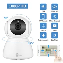 Full HD 1080 P IP Камера Беспроводной дома безопасности IP Камера Камеры Скрытого видеонаблюдения Wi-Fi Ночное видение CCTV Камера Видеоняни и Радионяни