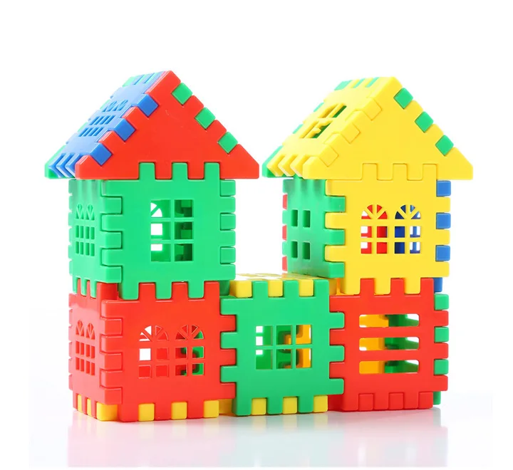 Дети ствол игрушка построить дом Творческие блокируя блоки детский сад пластиковые Развивающие игрушки для детей лучший друг 450 г/упак