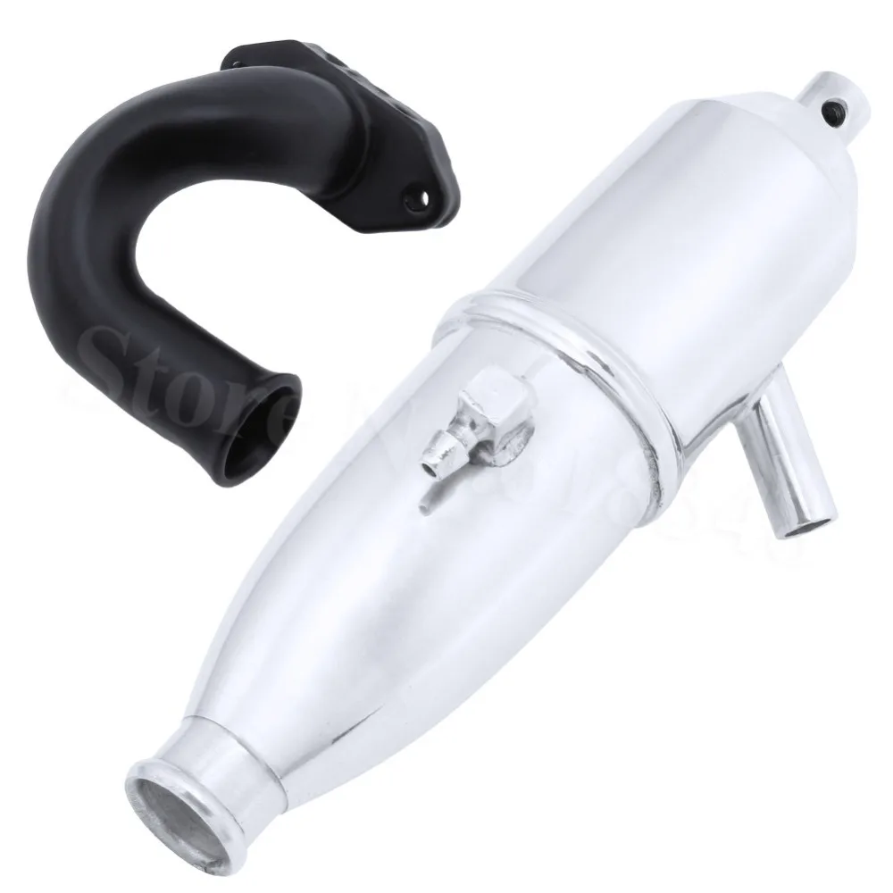 1 Set Tuned Exhaust Pipe & Header Manifold Nitro Engine Parts RC 110