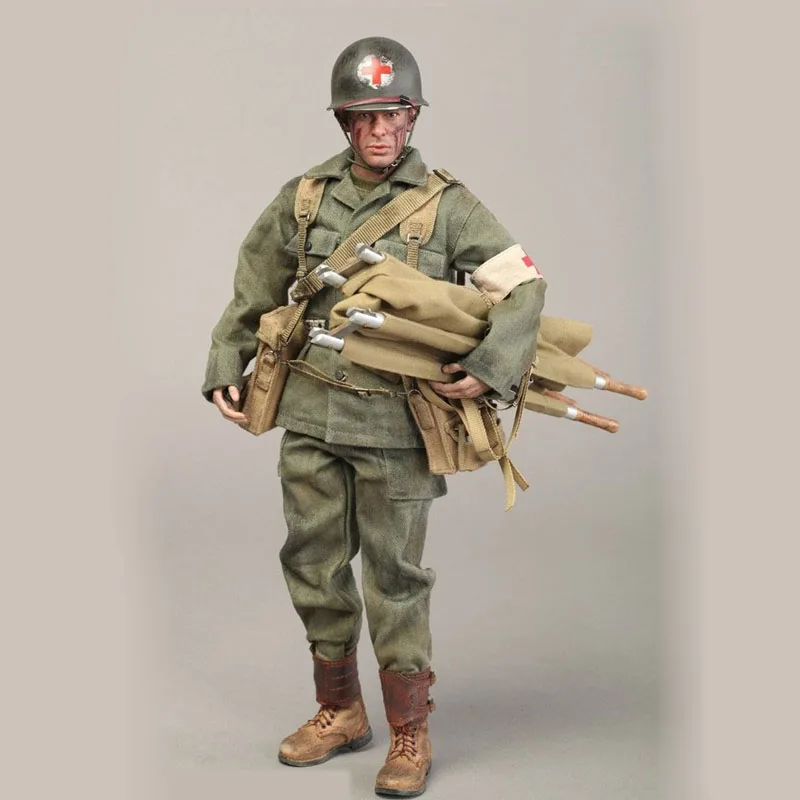 1/6 WWII 77-я стрелковая дивизия боевой медик армейская пехотная дивизия медицинские солдаты модель A80126 модель с головой лепить тело m3