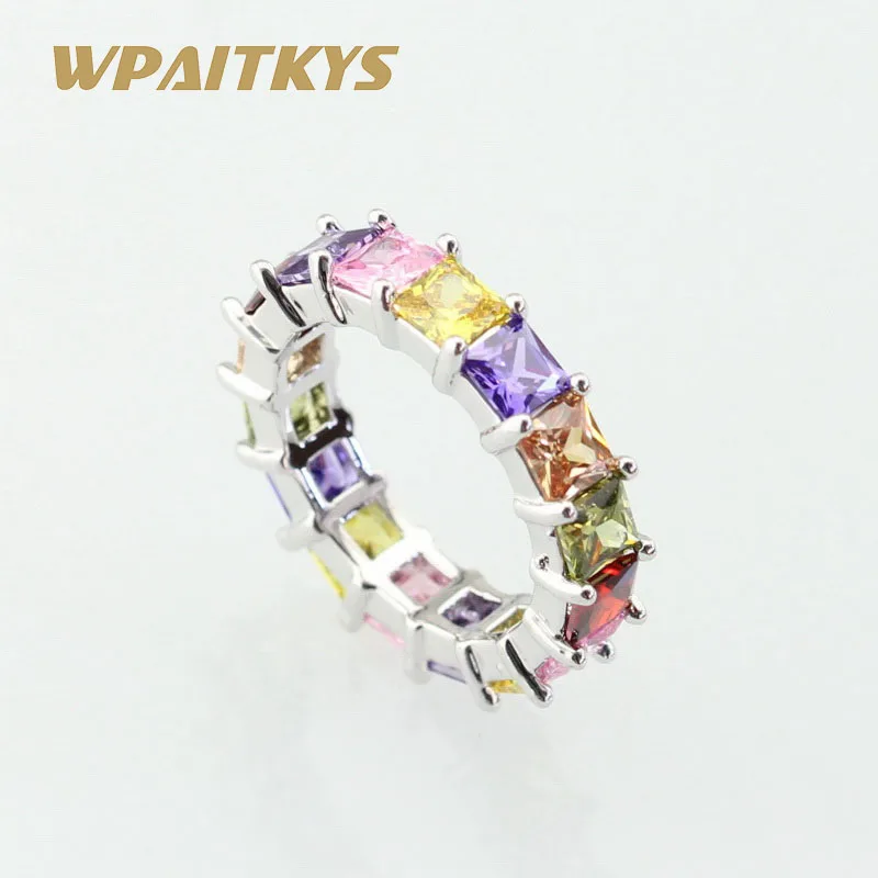 Женские вечерние ряные кольца с разноцветными камнями и фианитами|rings for women|ring