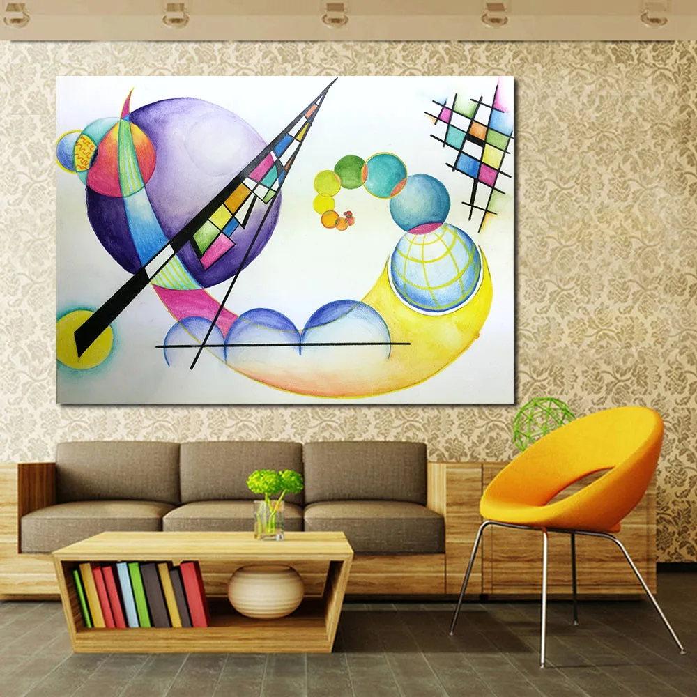 Surrealism Painting in Wassily Kandinsky Style