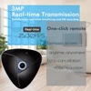 OUERTECH vista completa WIFI 360 grados audio bidireccional panorámico mini 3MP Fisheye inalámbrico IP vr Cámara soporte 64g ► Foto 3/6