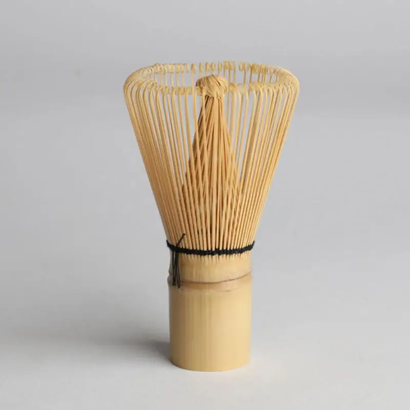 

Green Tea Powder Whisk Handicrafted Bamboo Matcha Chasen Holder Scoop Long Handle Useful Brush Tools