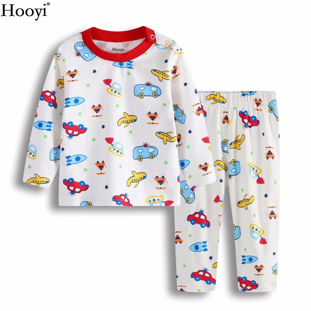 Hooyi Baby Boys Cute Zebra Cotton Long Sleeve Pajamas Clothes Suits