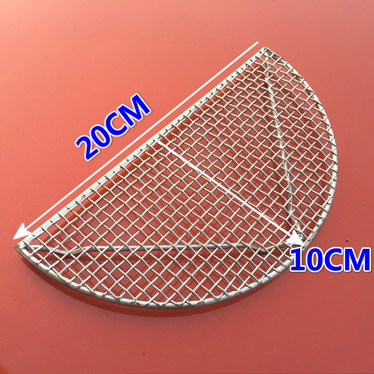 20 см Нержавеющая 304 японский tannpuura сетки полукруглые разноцветные плоские с решетки для бербекю шифрование сетка для барбекю с ног