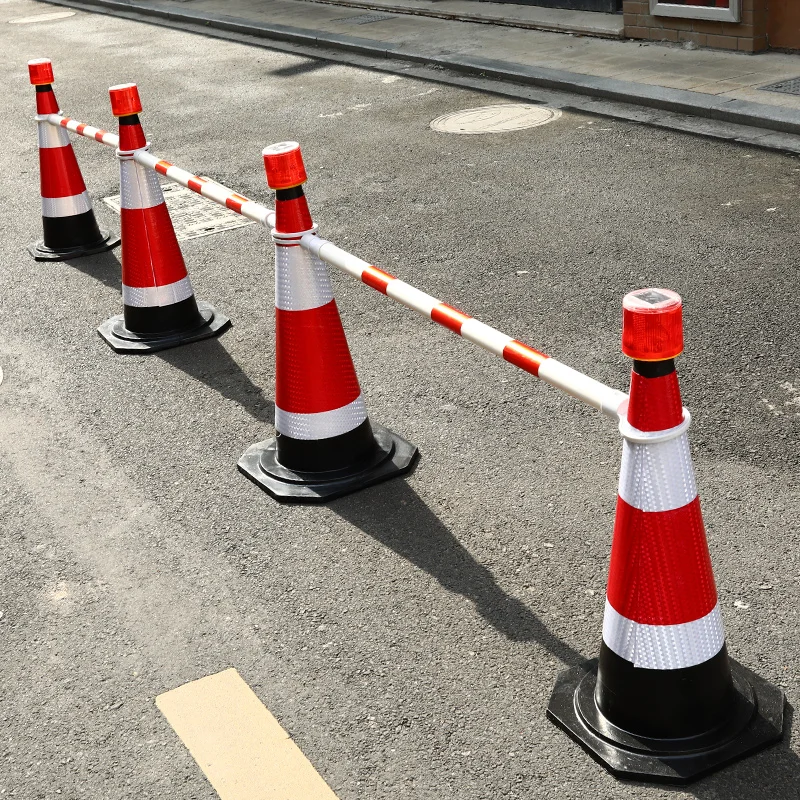 

Rubber road cone, reflective cone, 50cm ice cream cone, isolation pier, warning column
