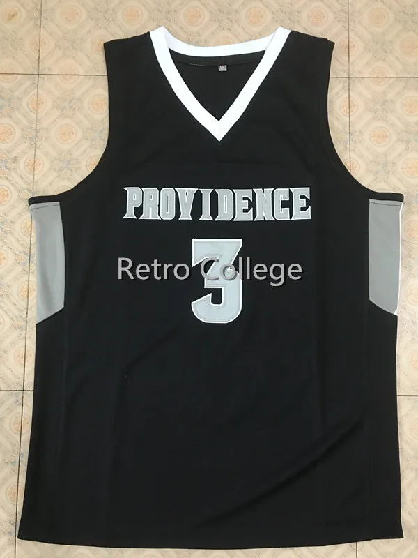 

2019 New #3 Kris Dunn Providence Friars College Mens Basketball Jersey Stitched Custom Any name and number