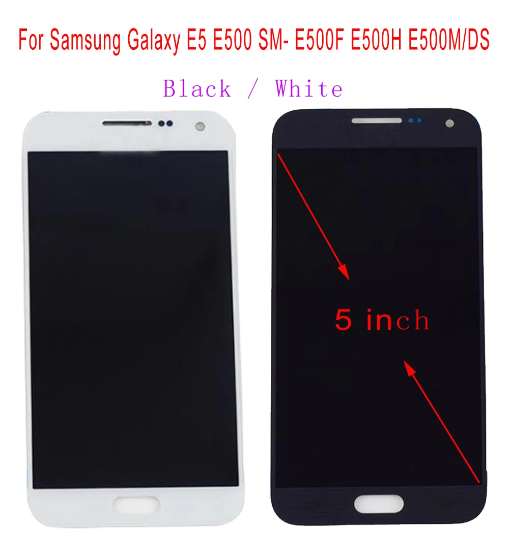 

STARDE Replacement LCD For Samsung Galaxy E5 E500 E500F E500H E500M LCD Display Touch Screen Digitizer Assembly 5"