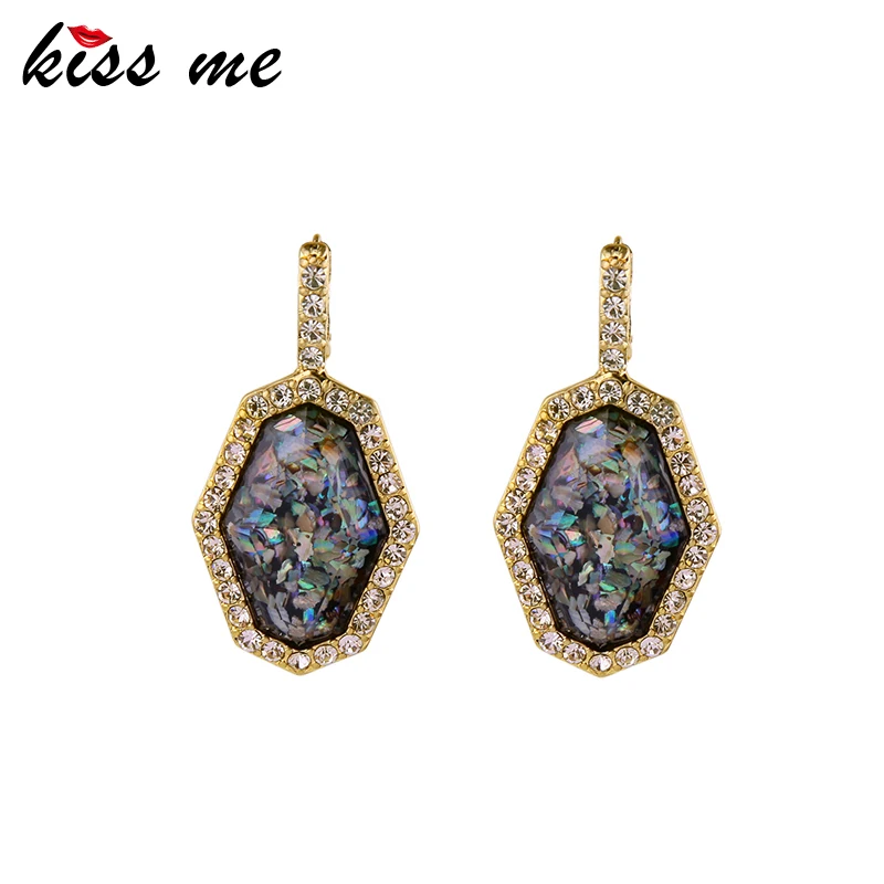 New Fashion femmes élégant cristal Strass Ear Stud Silver Dangle Boucles d/'oreilles 429