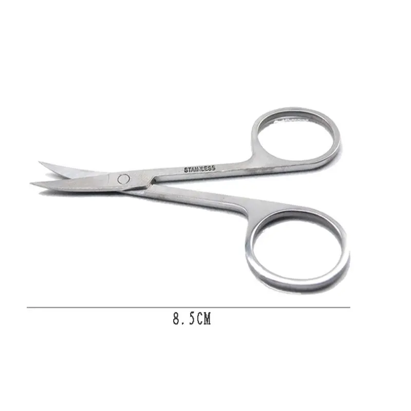 Шт. Новый 1 шт. макияж бровей Scissor Pro ножницы для бровей, ресниц прямой угол наращивания ресниц инструмент ножницы для бровей Триммер