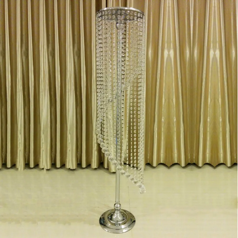 47inch Wedding Road lead with crystal pedestal crystal centerpiece Wedding Props wedding pillar column