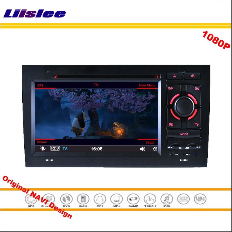 Excellent Liislee For SEAT Exeo 2008~2013 Car Stereo Radio CD DVD Player GPS NAVI Navigation 1080P HD Screen System (Original NAVI Design) 3