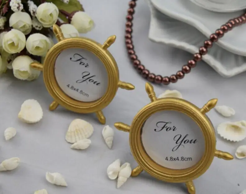 10 шт. Мини Руль Руля Фоторамка Для Свадьбы Baby Shower День Рождения Пользу Подарочные