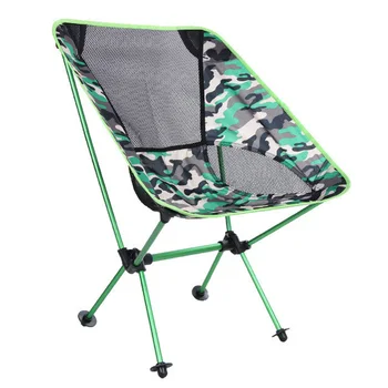 

Portable Collapsible Camouflage Fishing Chair Camping Bbq Stool Folding Extended Hiking Seat Garden Ultralight Office Hom