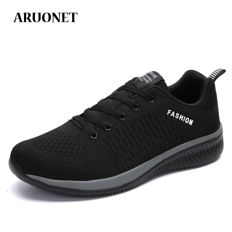 ARUONET جديد أزياء عارضة الرجال حذاء رياضة في الهواء الطلق أحذية مشي الرجال مدرب رياضية انخفاض الشحن تنيس Deportivos الفقرة Hombre
